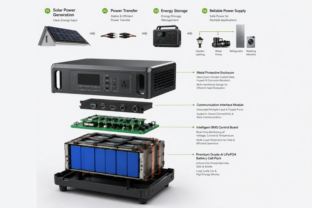 Battery Internal Structure & Working Principle